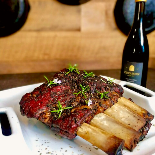 Grill Roasted Beef Ribs