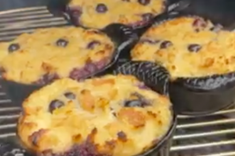 BLUEBERRY LEMON BREAD PUDDING