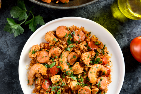 CHEATERS ONE POT JAMBALAYA